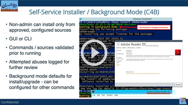 Chocolatey for Business Self-Service and Chocolatey GUI Part: 1 Chocolatey for Business Self-Service and Chocolatey GUI Part: 1